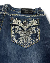Y2K Flared Jeans (M)