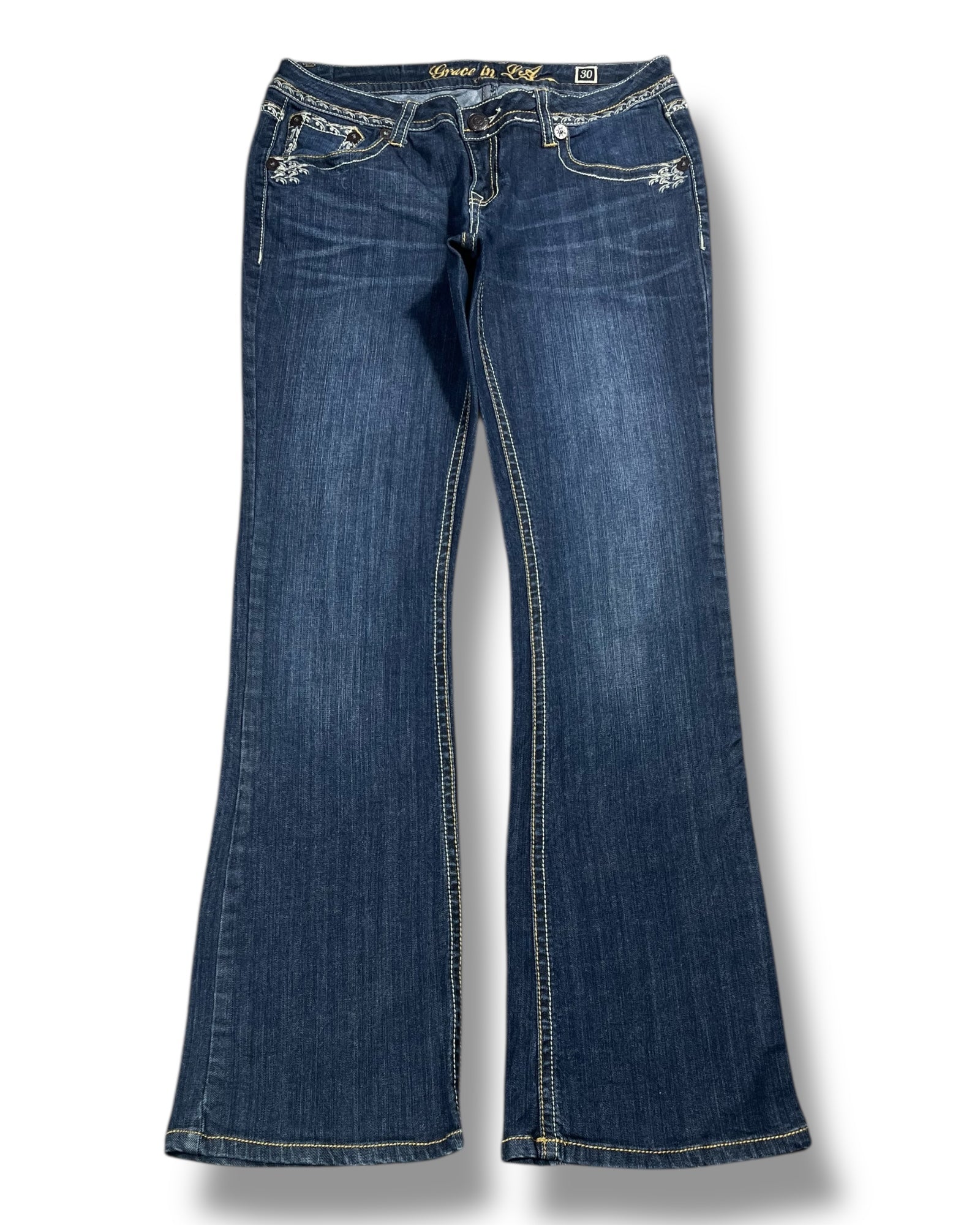 Y2K Flared Jeans (M)
