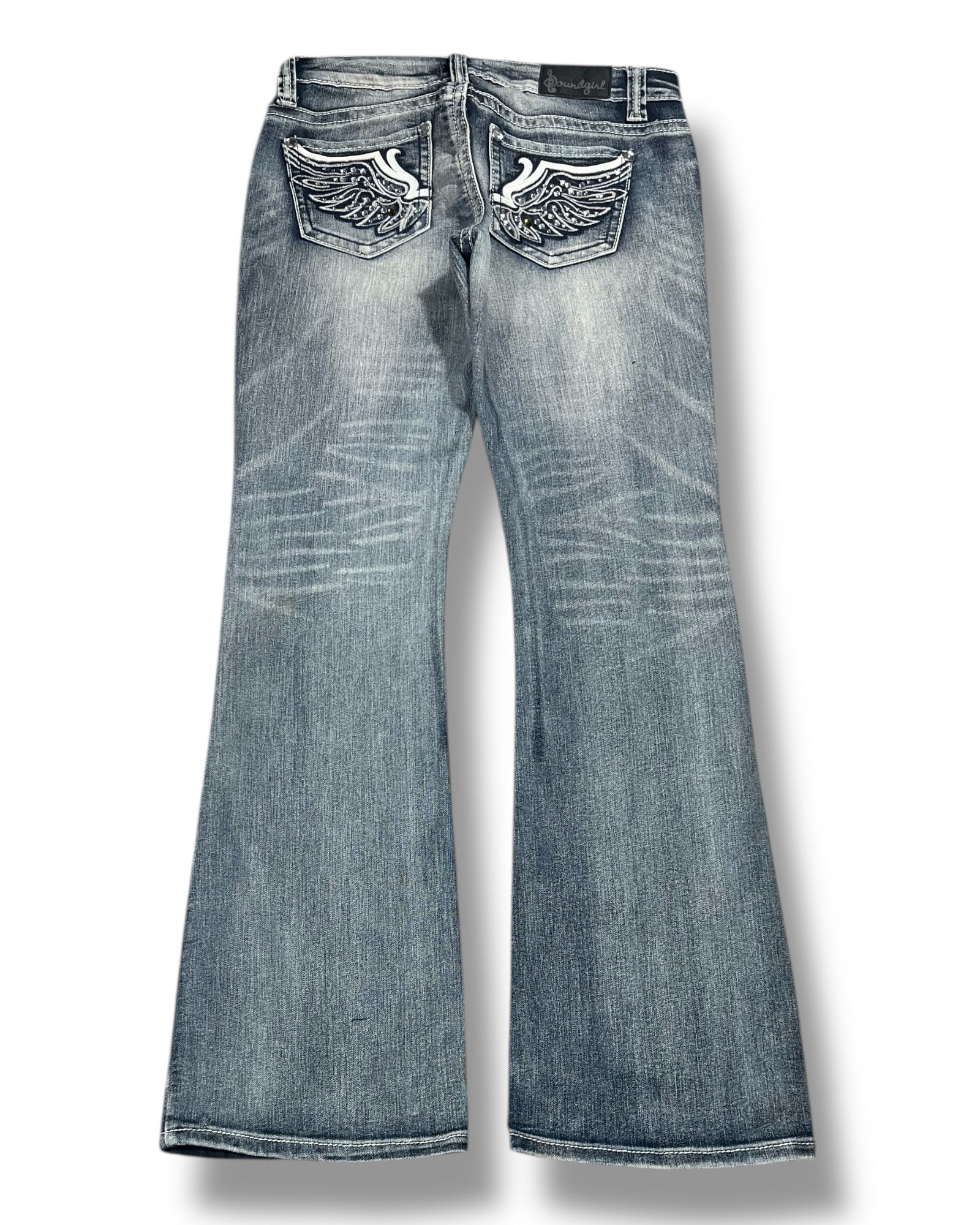 Y2K Flared Jeans (M)