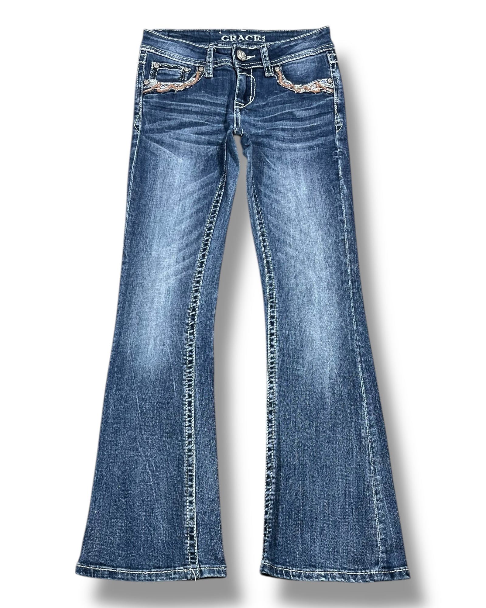 Y2K Flared Jeans (XS)