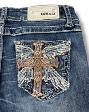 Y2K Flared Jeans (XS)