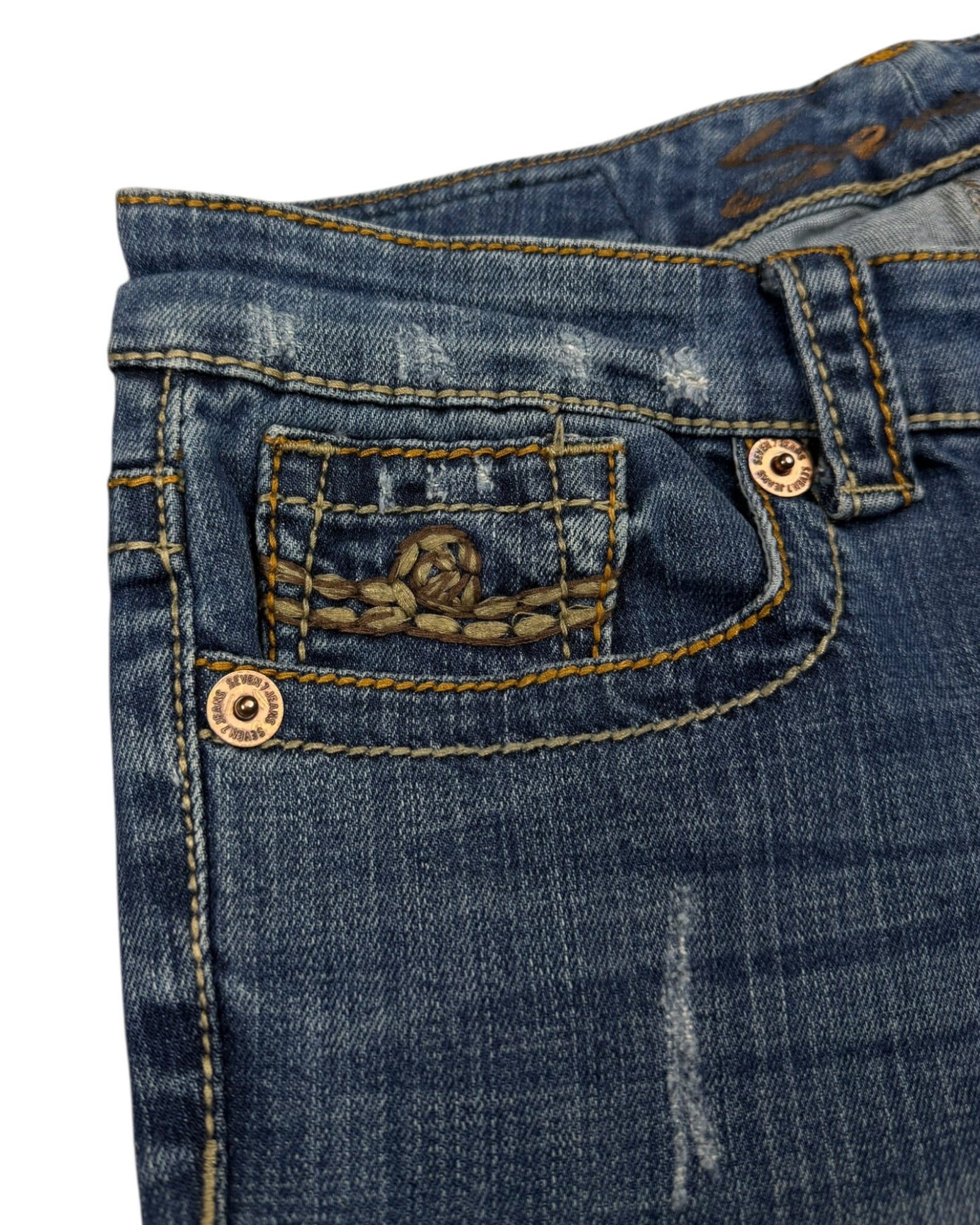 Y2K Flared Jeans (S)