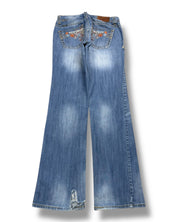 Y2K Flared Jeans (XS)