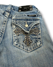 Miss Me Flared Jeans (XS)