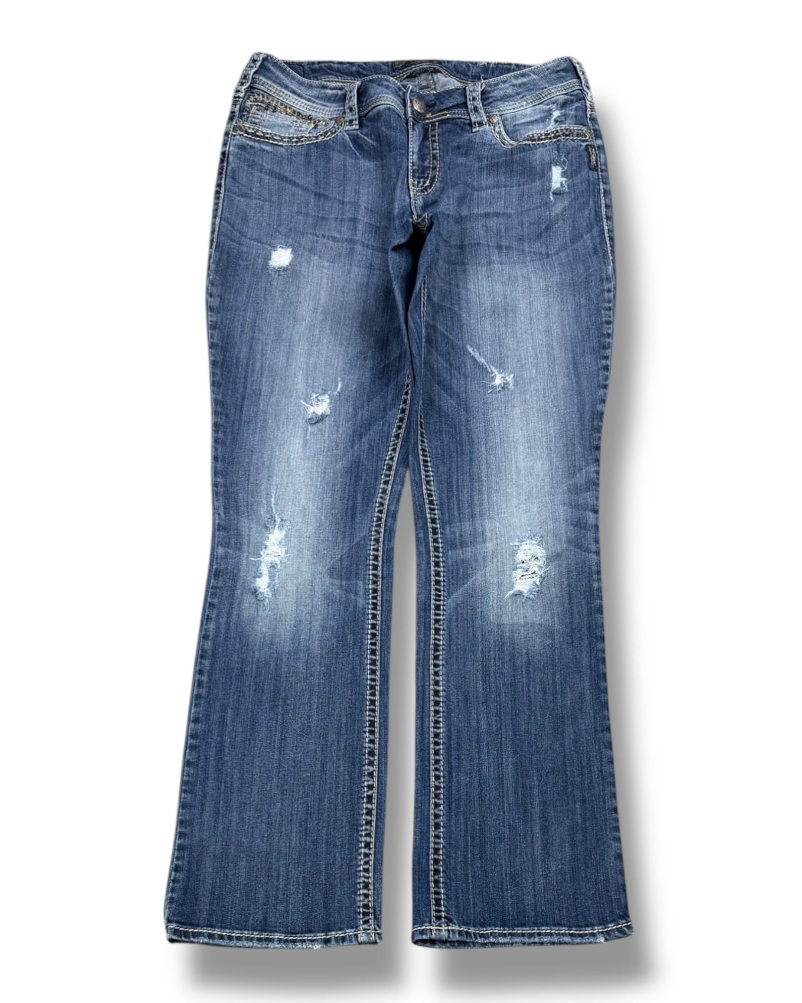 Y2K Flared Jeans (M)