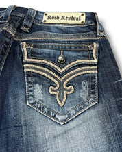 Rock Revival Flared Jeans (S)