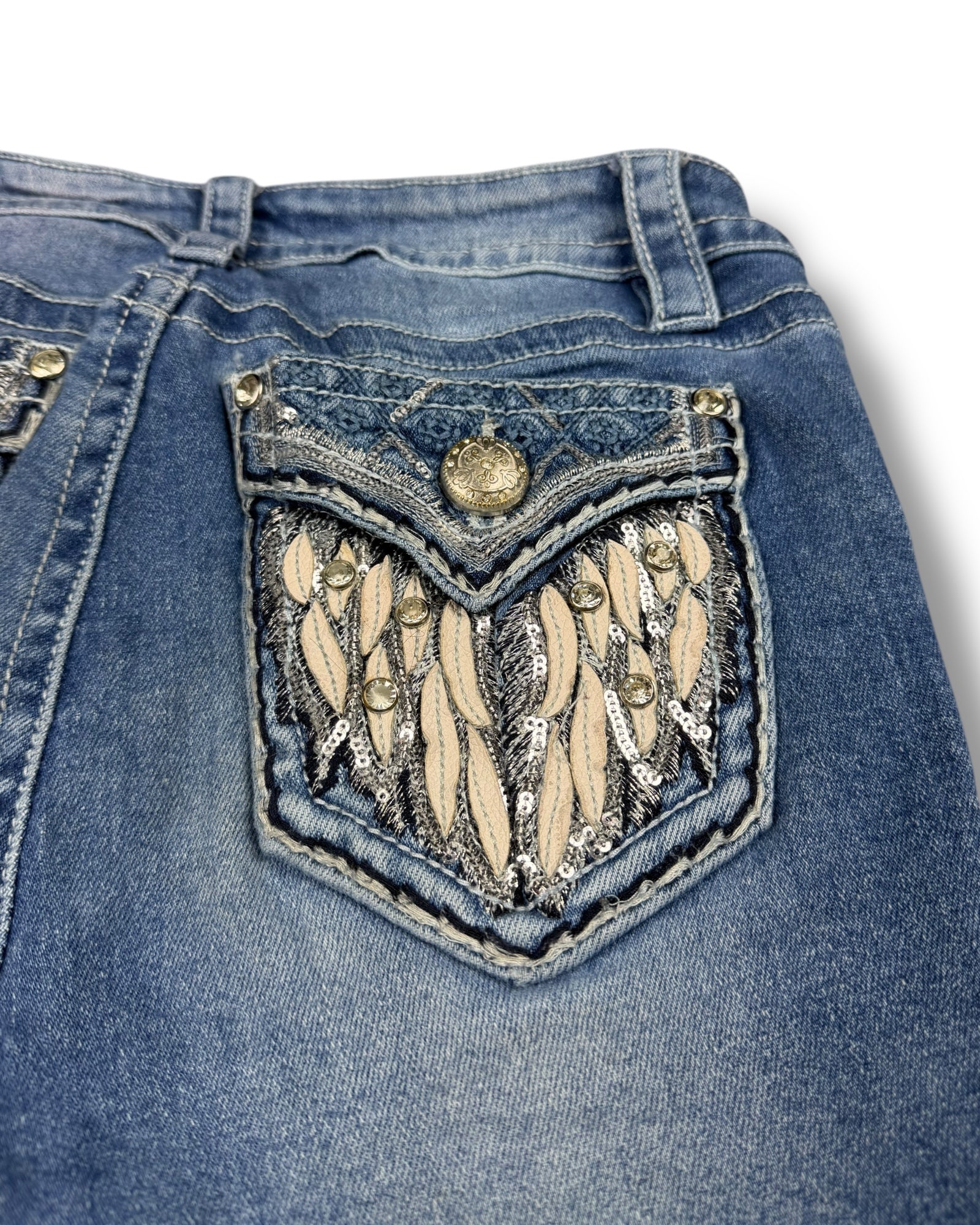 Y2K Flared Jeans (XS)