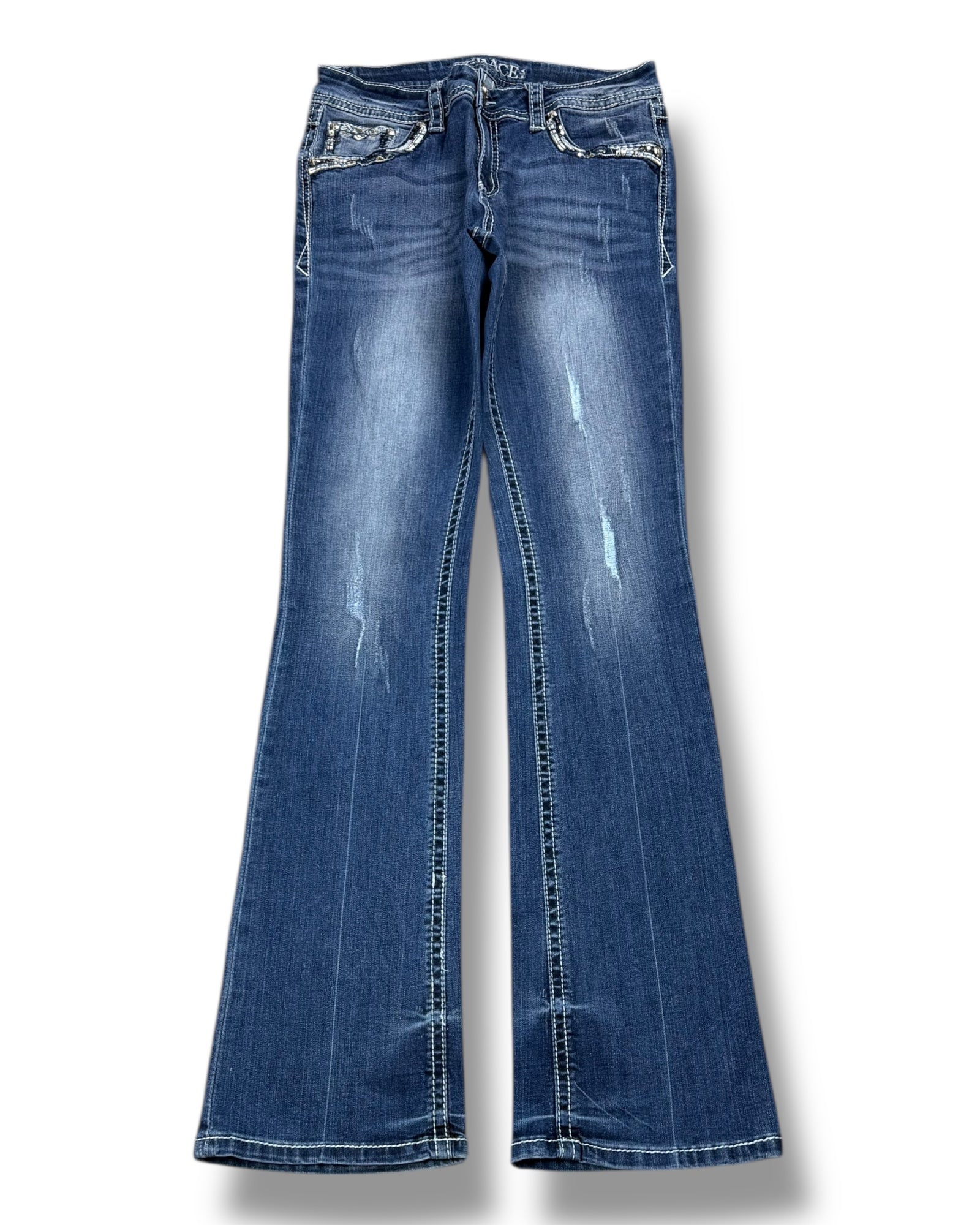Y2K Flared Jeans (S)