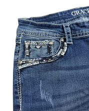 Y2K Flared Jeans (S)