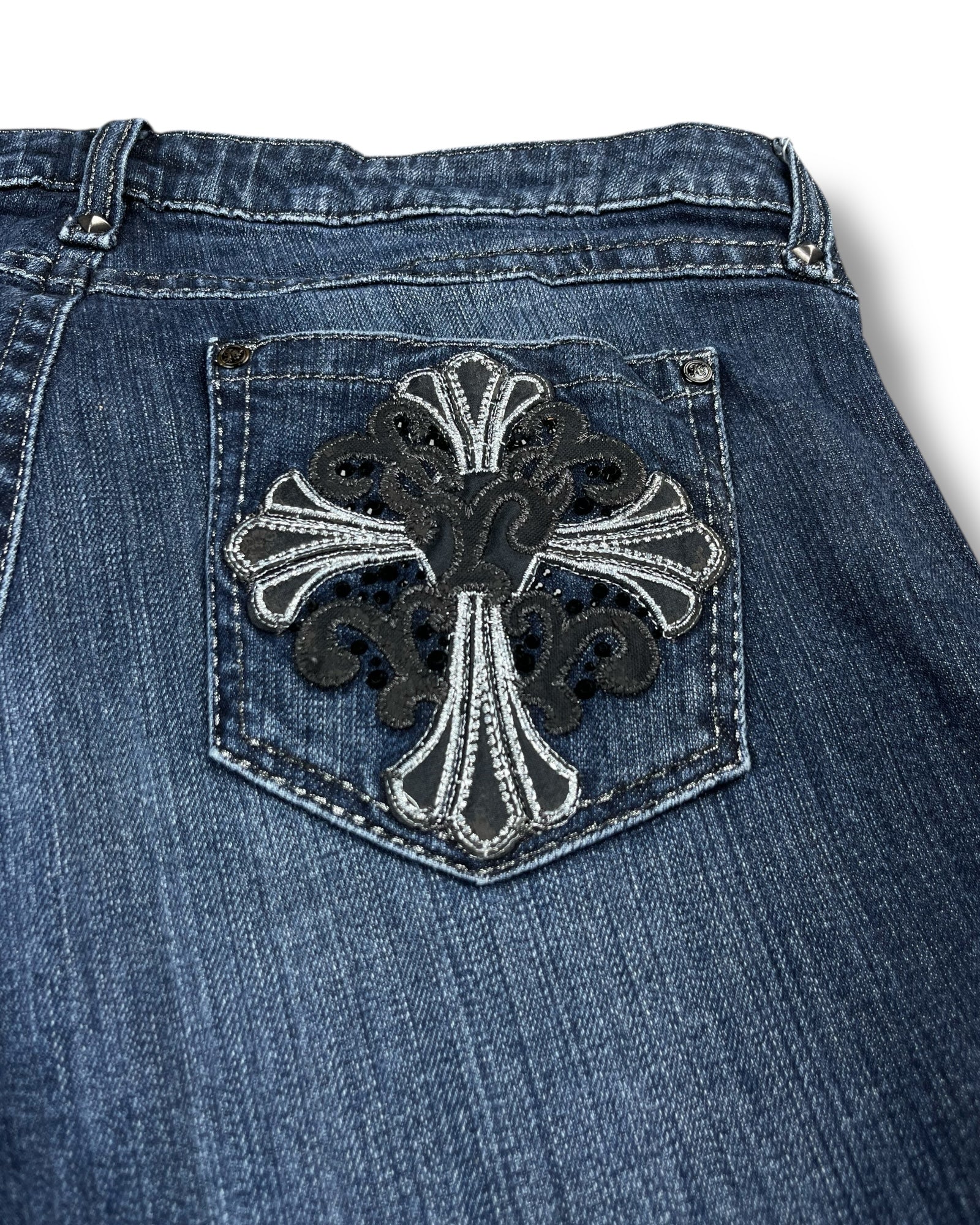 Y2K Flared Jeans (M)