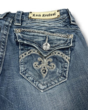 Rock Revival Flared Jeans (XS)
