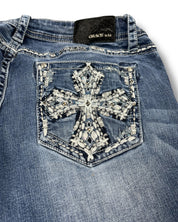 Y2K Flared Jeans (M)