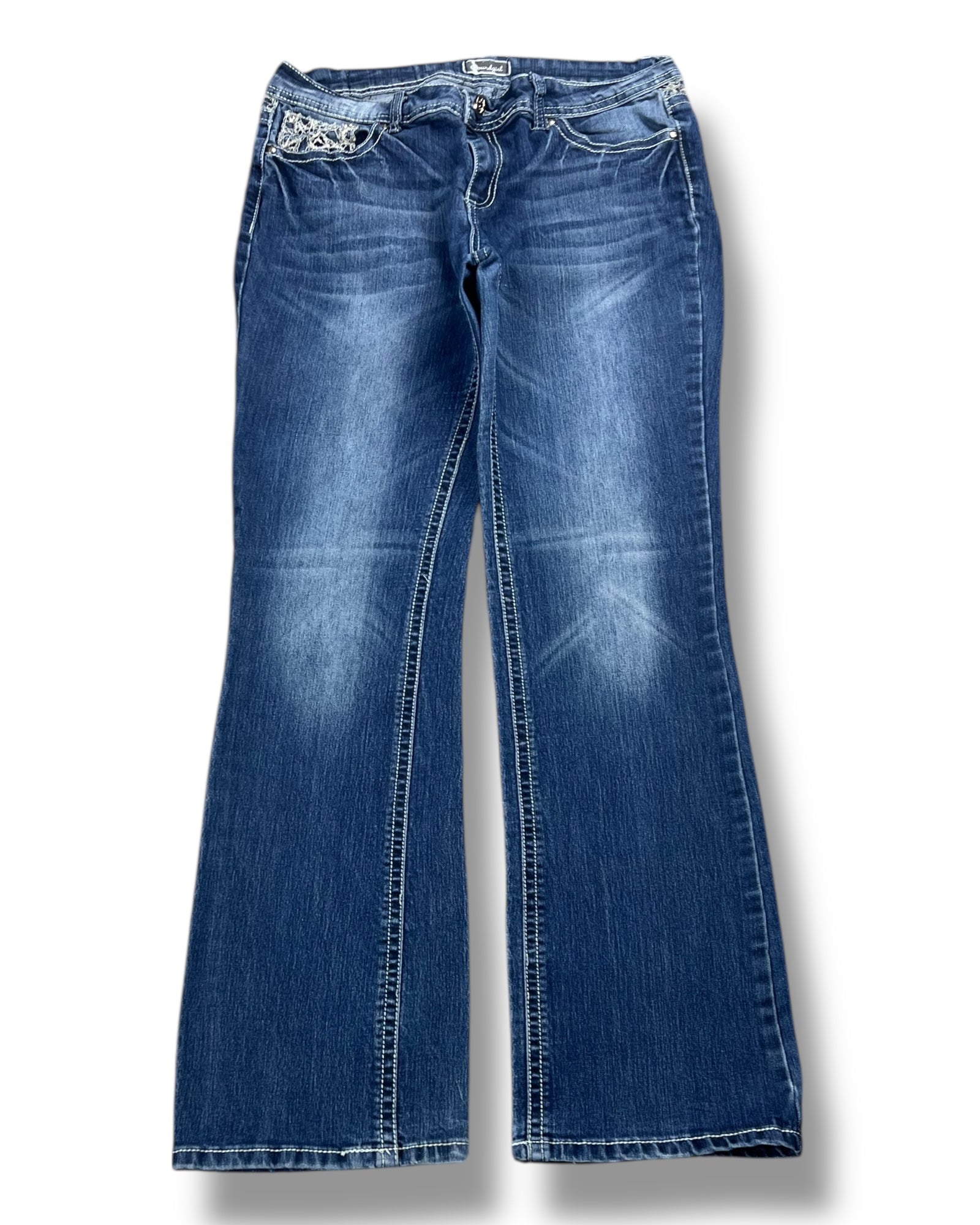 Y2K Flared Jeans (S)