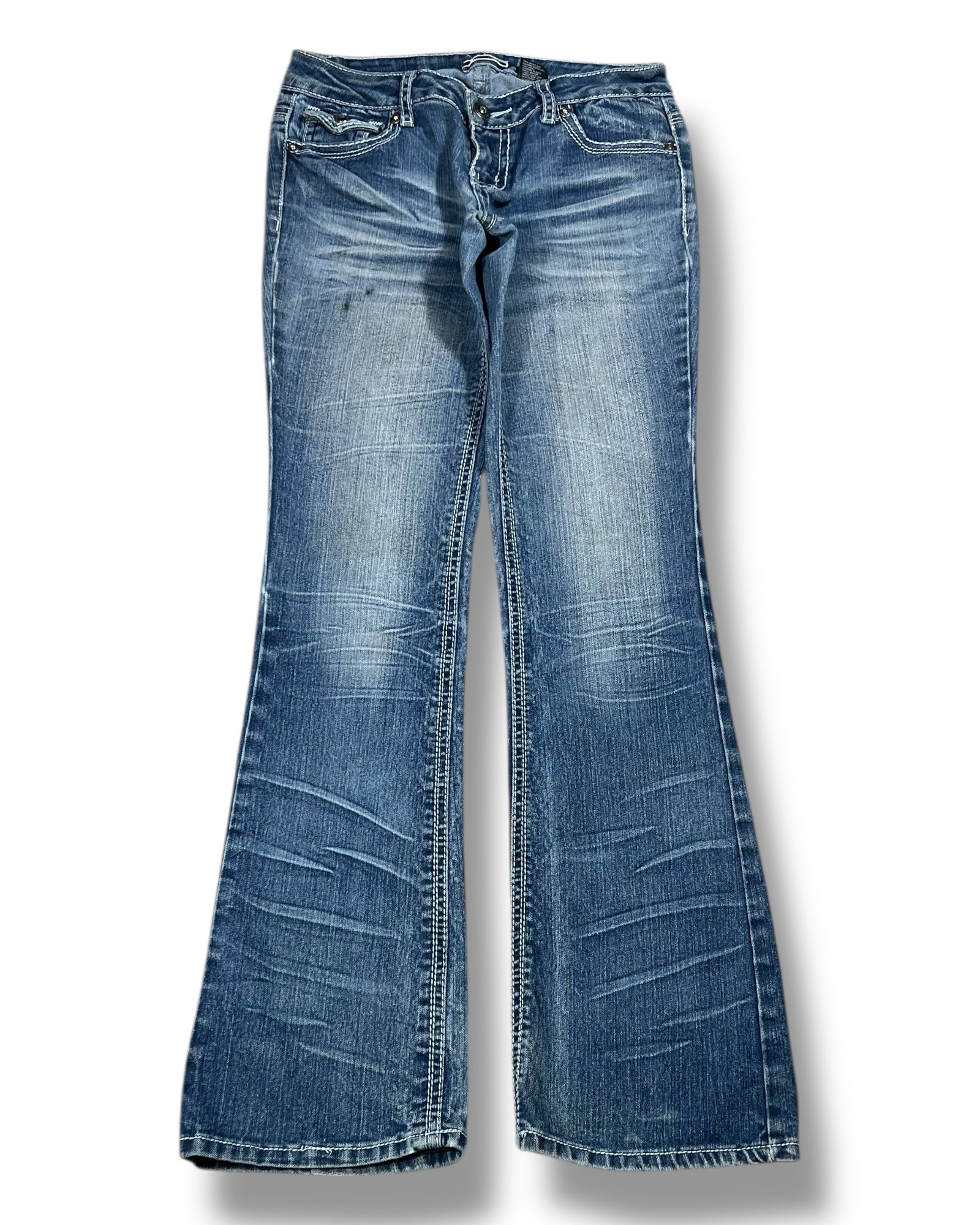 Y2K Flared Jeans (S)