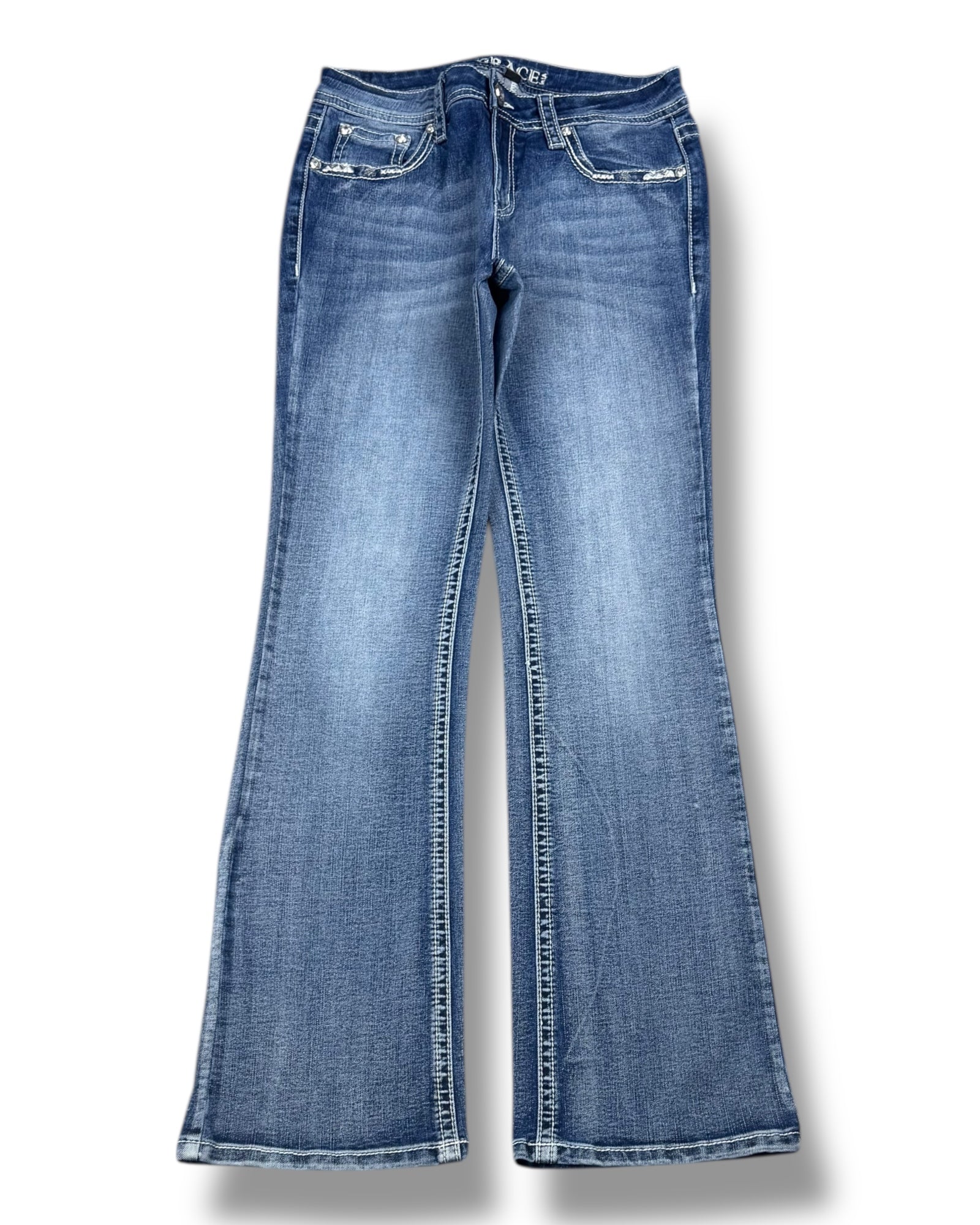 Y2K Flared Jeans (S)
