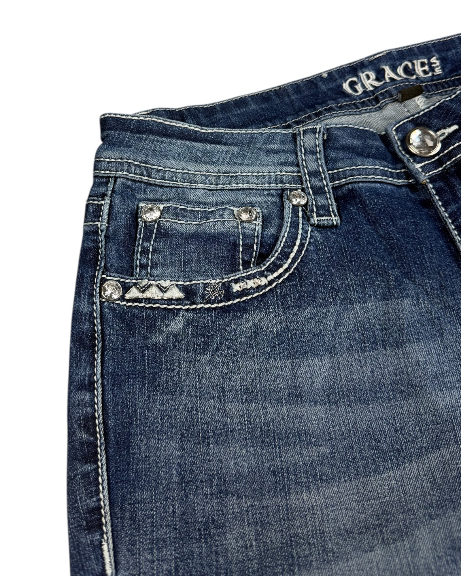 Y2K Flared Jeans (S)