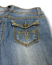 Y2K Flared Jeans (XS)