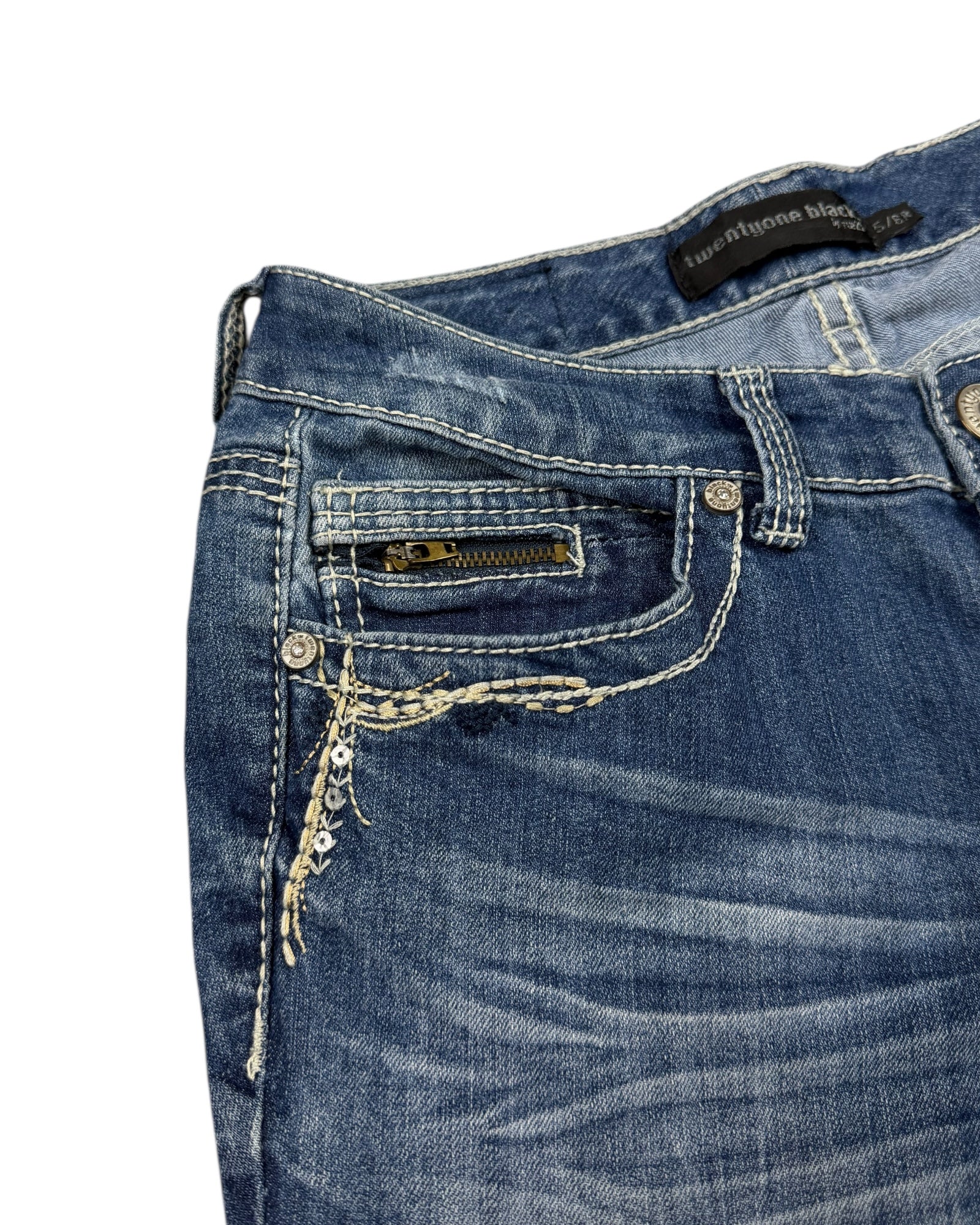 Y2K Flared Jeans (XS)