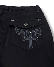 Y2K Flared Jeans (XS)