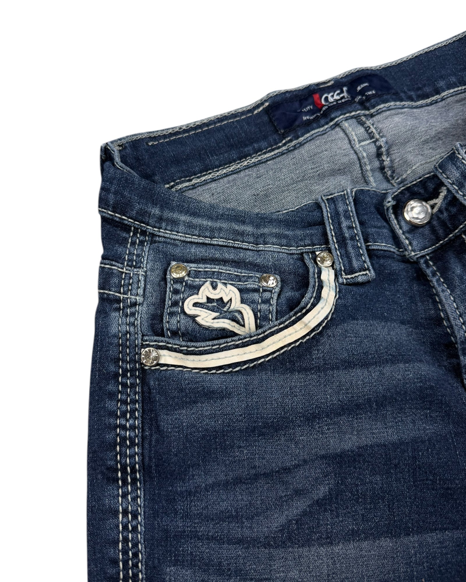 Y2K Flared Jeans (XS)