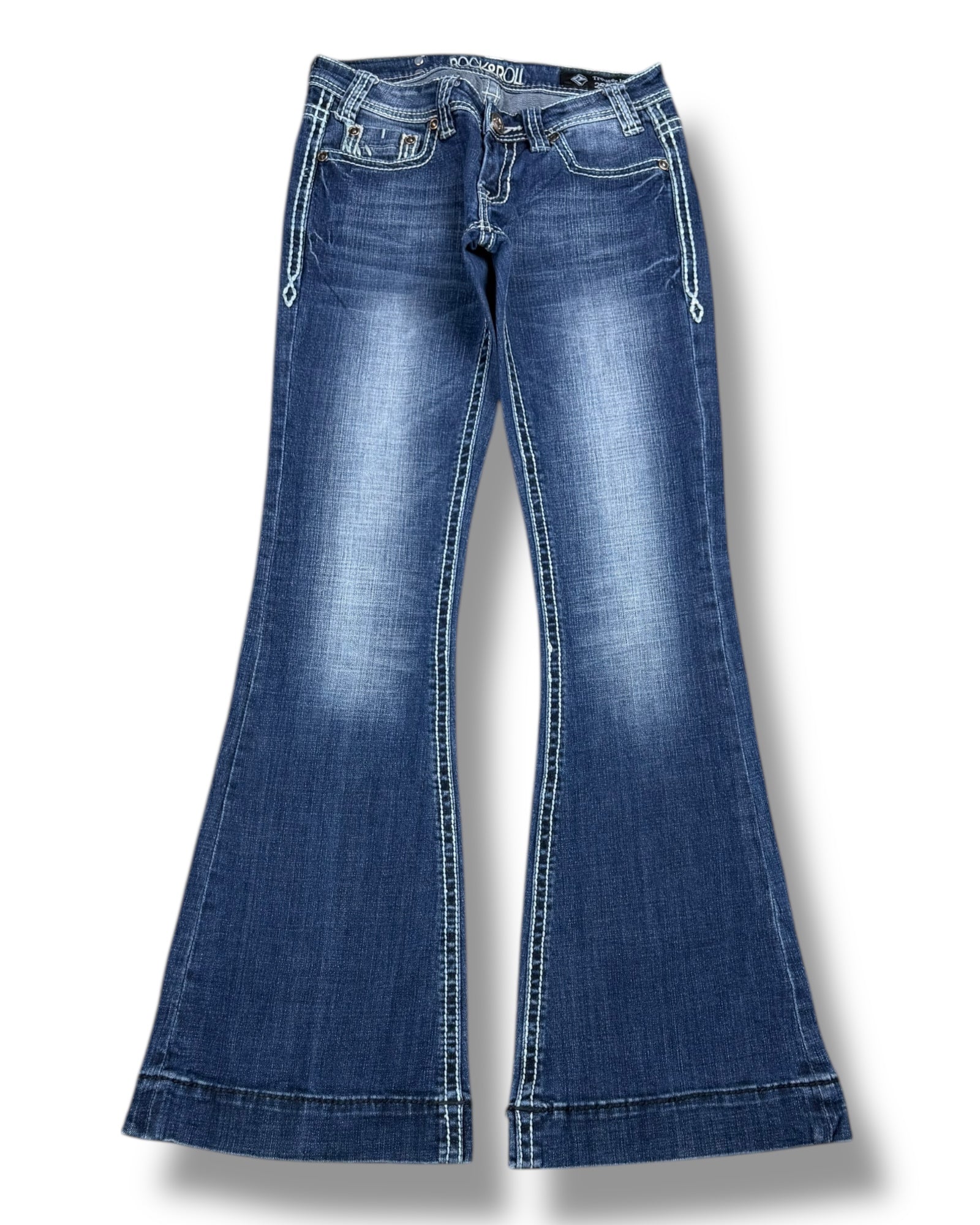 Y2K Flared Jeans (XS)