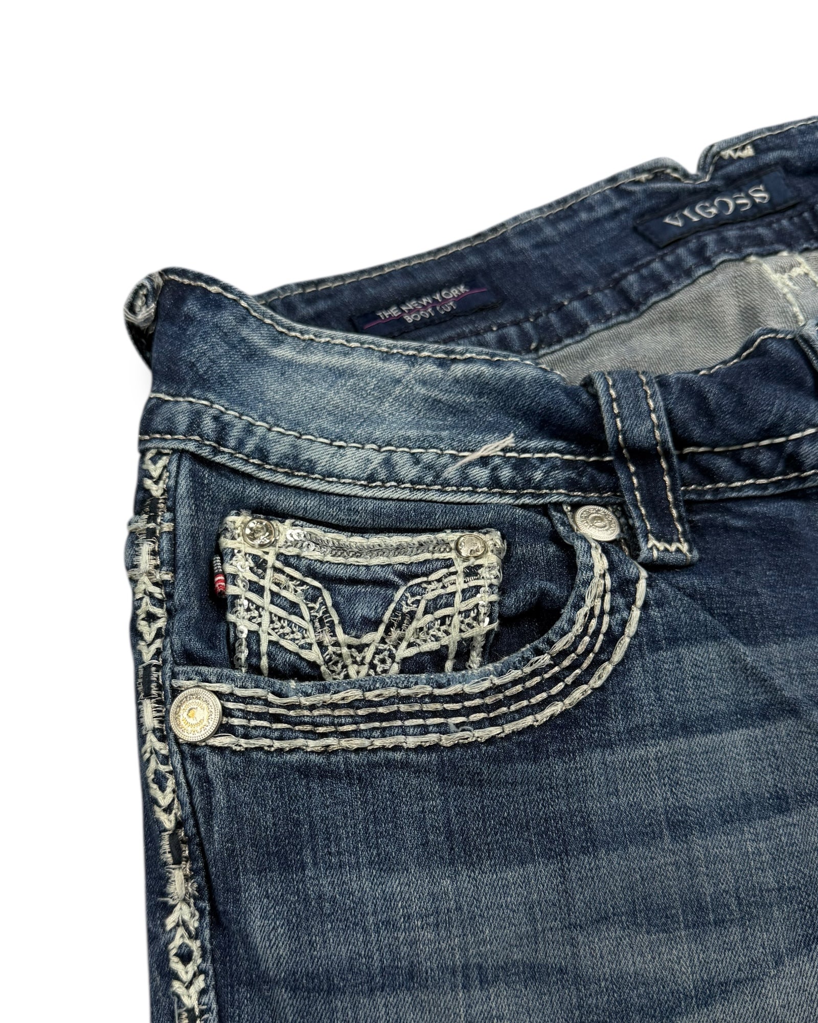 Y2K Flared Jeans (XS)