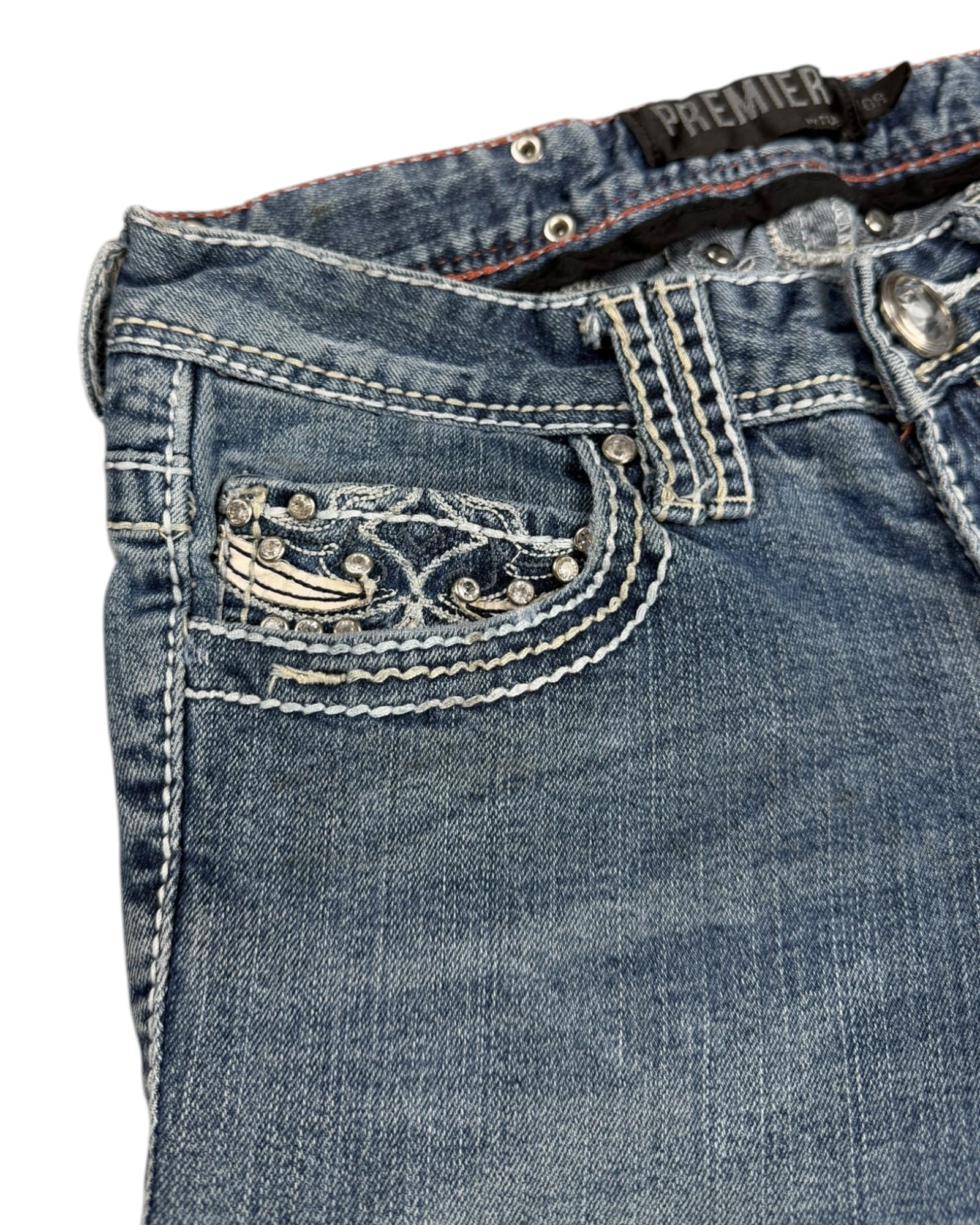 Y2K Flared Jeans (S)