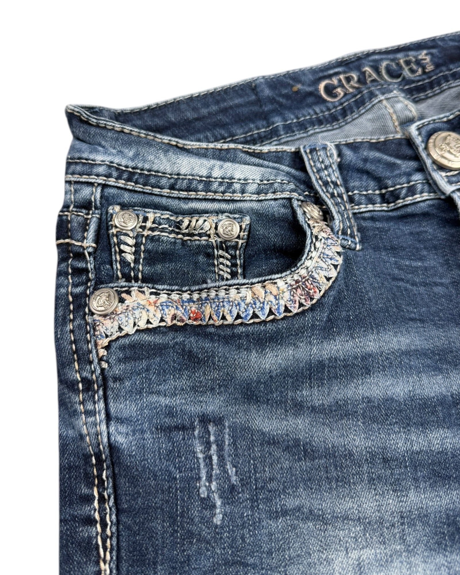 Y2K Flared Jeans (XS)