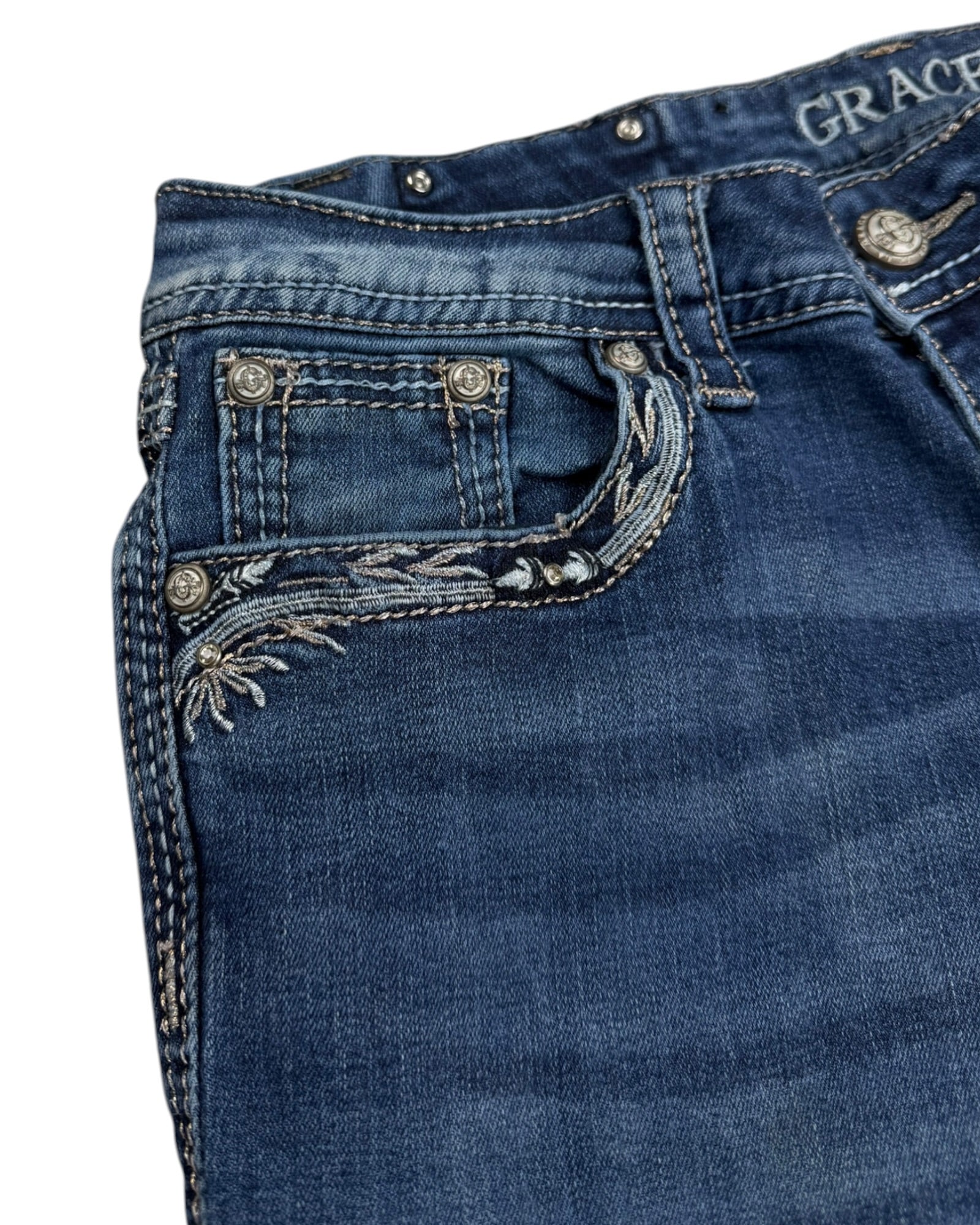 Y2K Flared Jeans (S)