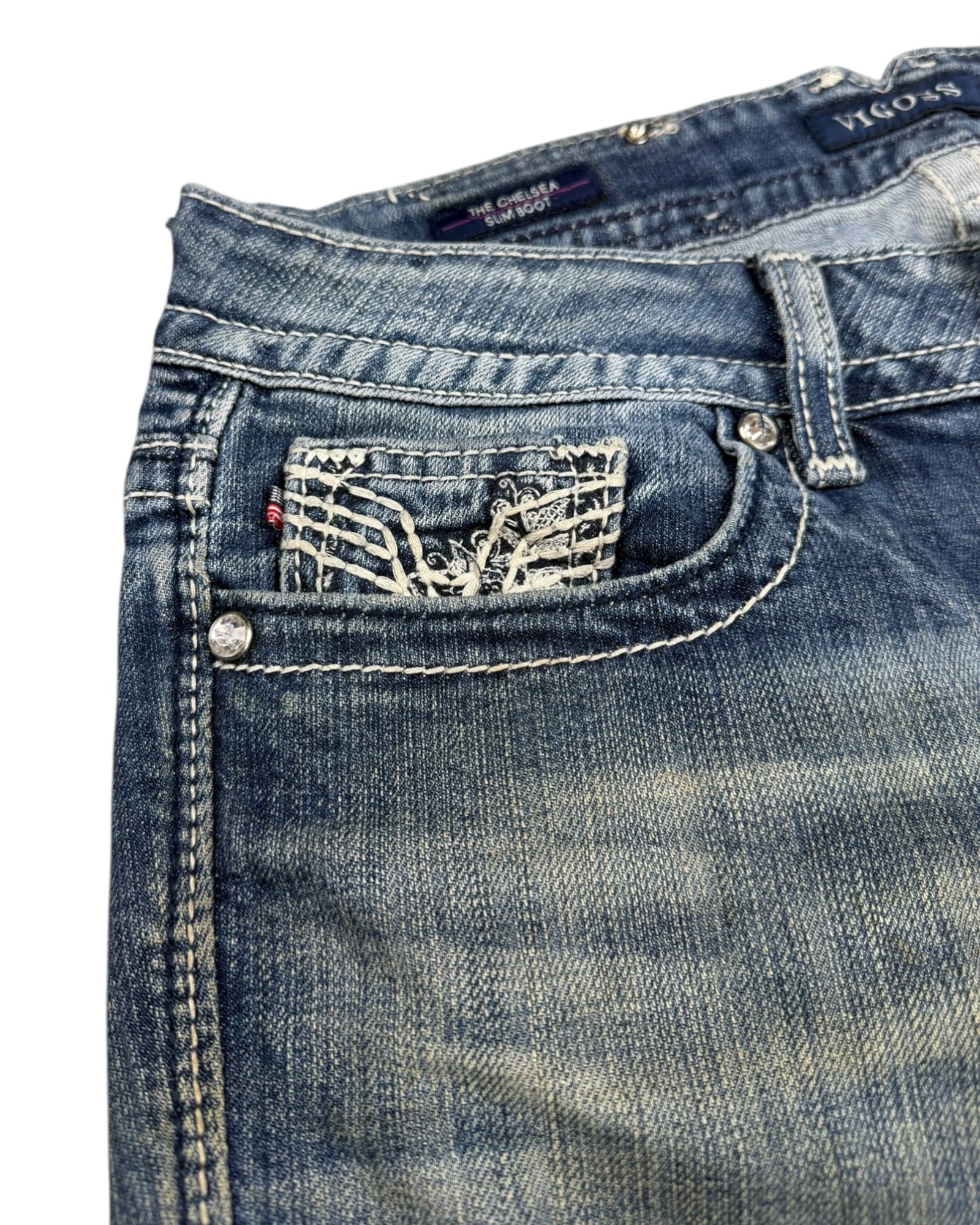 Y2K Flared Jeans (M)