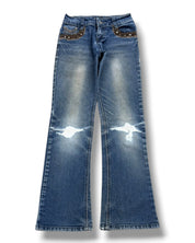 Y2K Flared Jeans (XS)