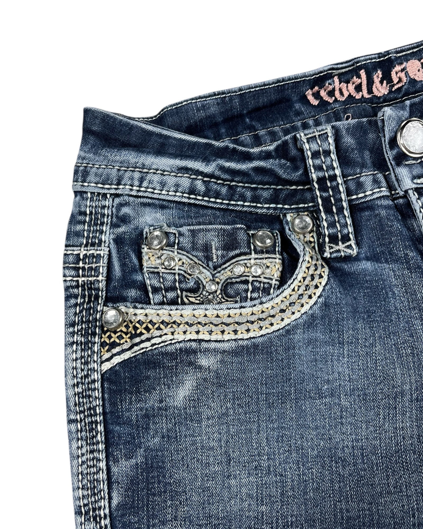 Y2K Flared Jeans (XS)