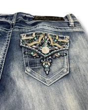 Y2K Flared Jeans (S)