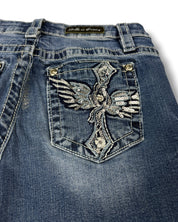 Y2K Flared Jeans (XS)