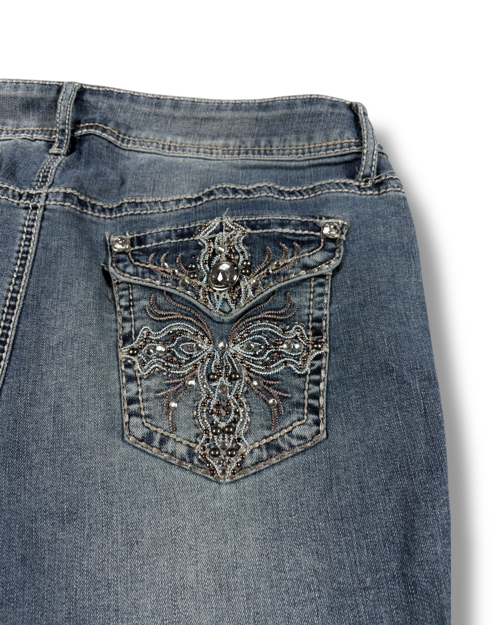 Y2K Flared Jeans (M)