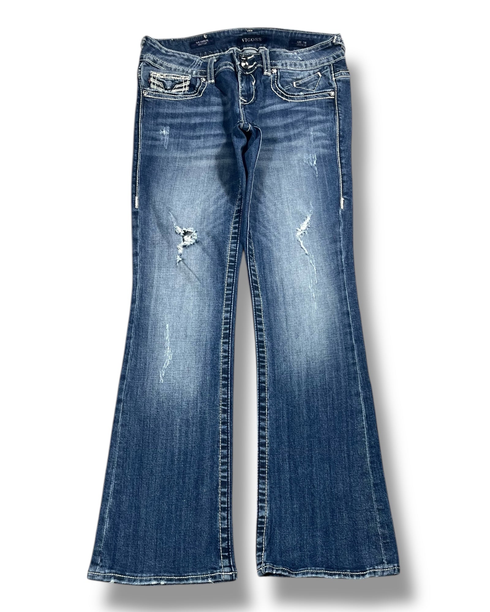 Y2K Flared Jeans (S)