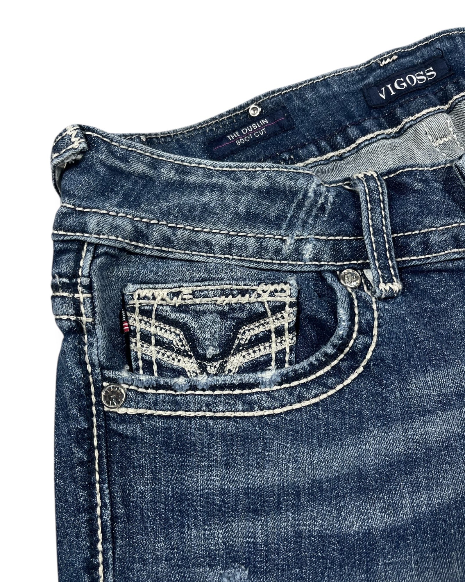 Y2K Flared Jeans (S)