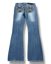 Y2K Flared Jeans (XS)