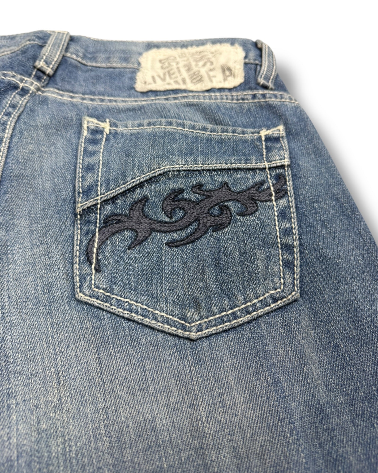 Y2K Flared Jeans (XS)