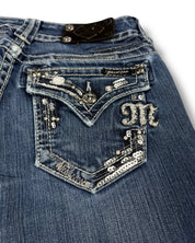 Miss Me Flared Jeans (XS)