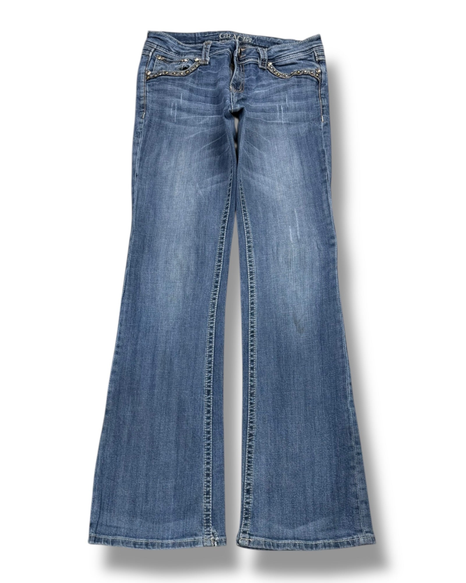 Y2K Flared Jeans (S)