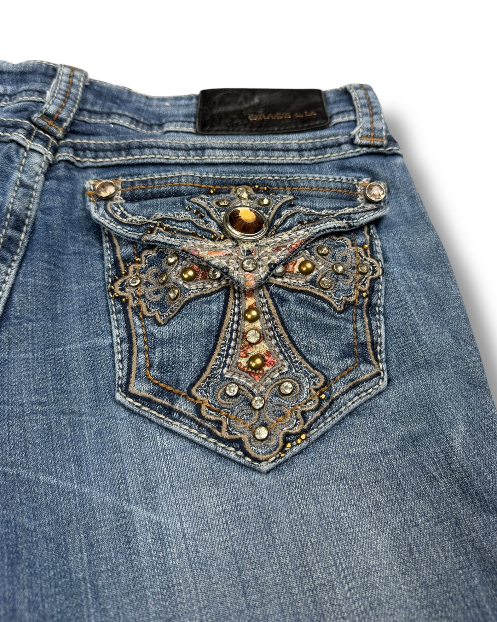 Y2K Flared Jeans (S)