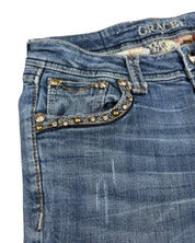 Y2K Flared Jeans (S)