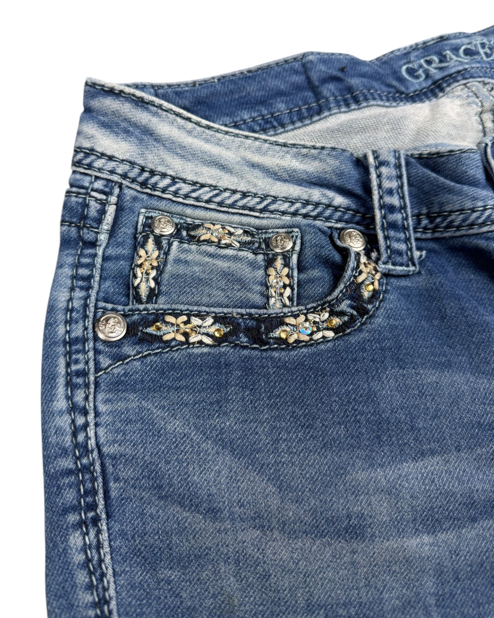 Y2K Flared Jeans (S)