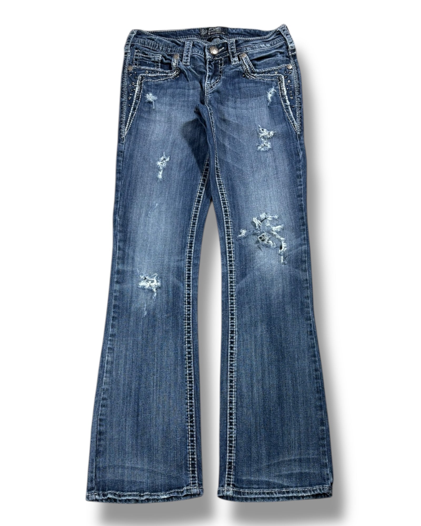 Y2K Flared Jeans (S)