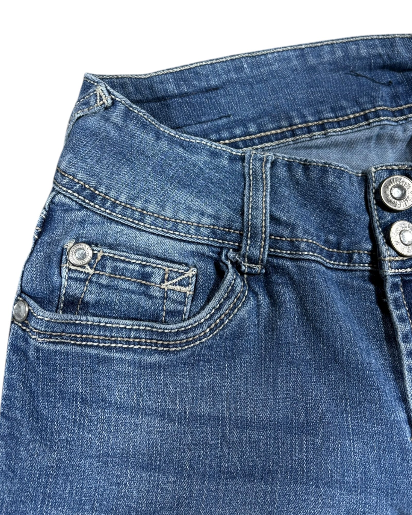 Y2K Flared Jeans (S)