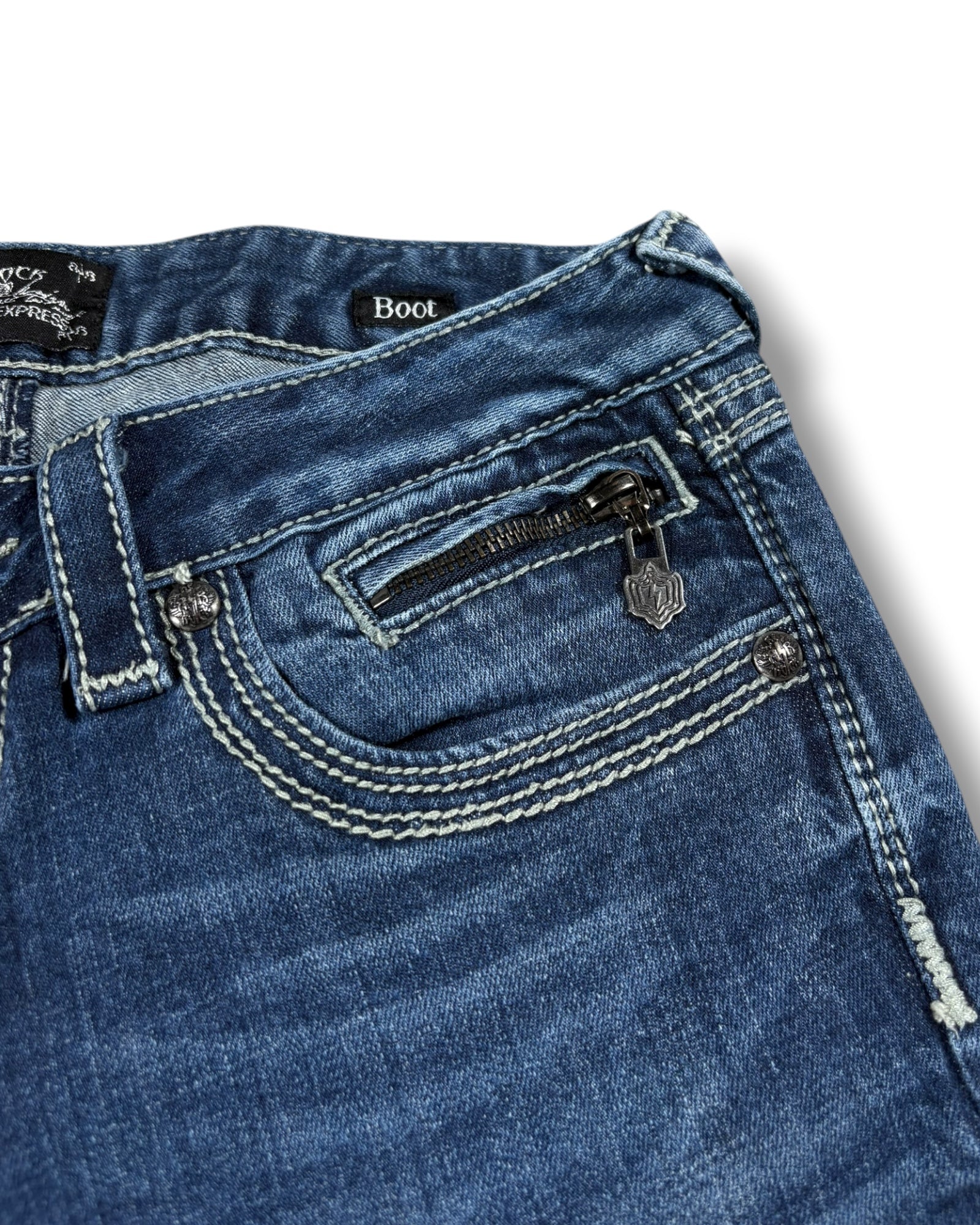Y2K Flared Jeans (S)