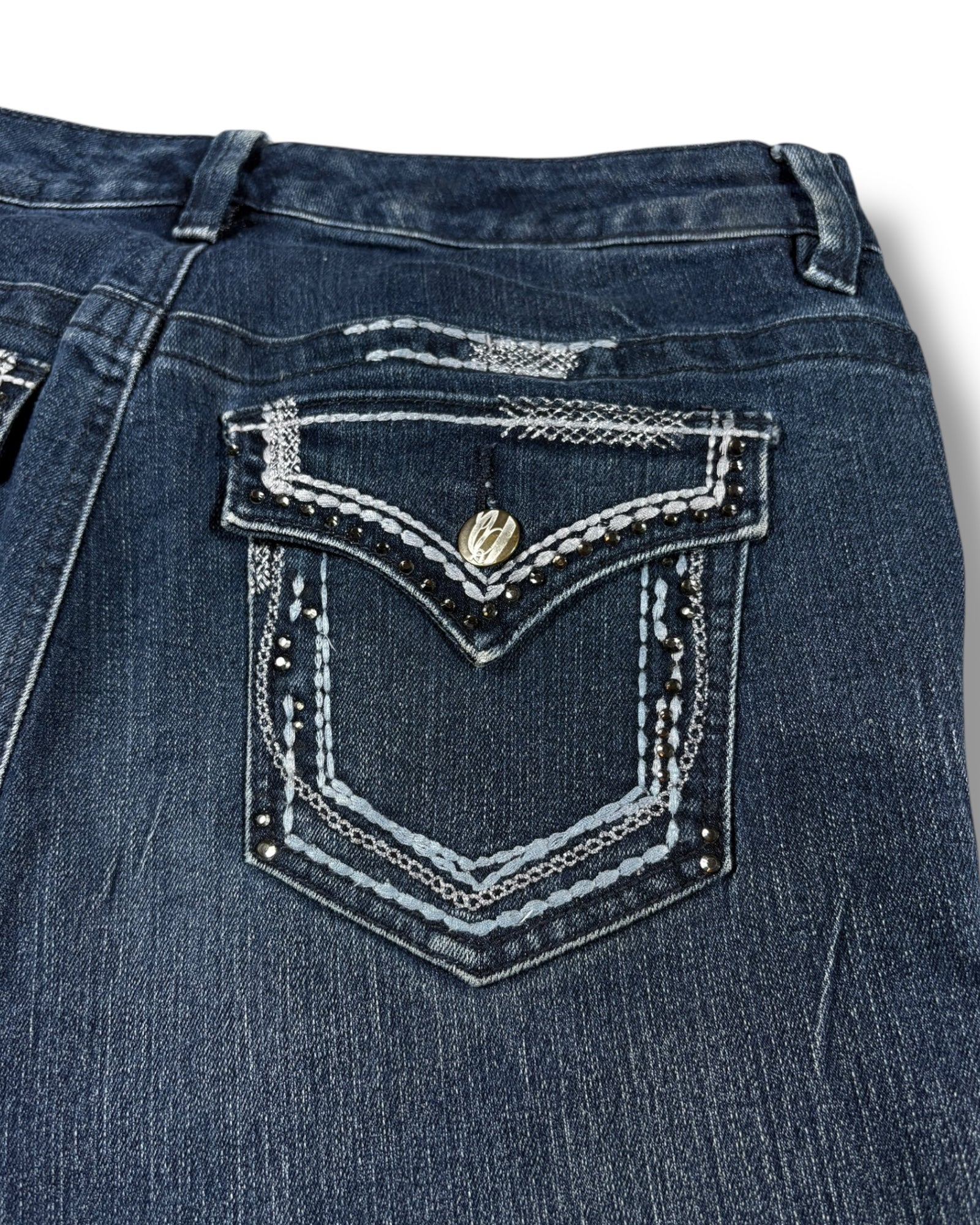 Y2K Flared Jeans (S)
