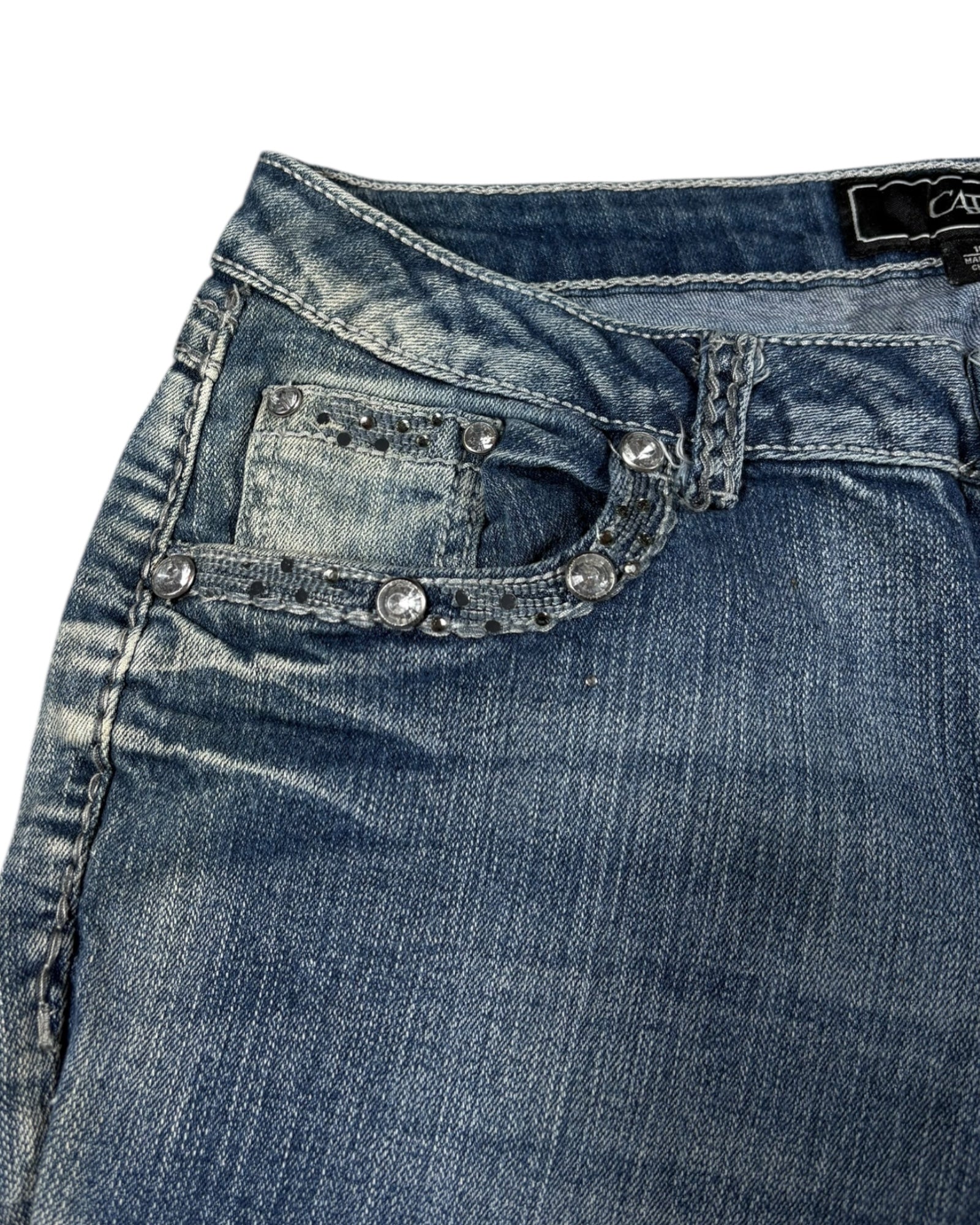 Y2K Flared Jeans (S)