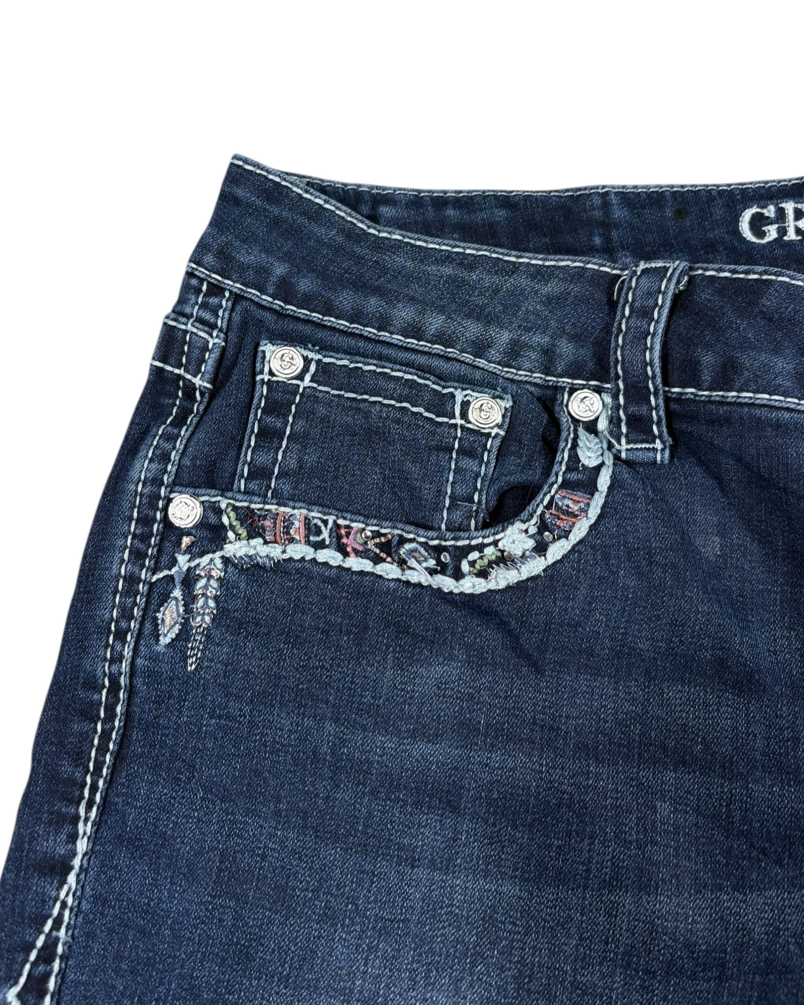 Y2K Flared Jeans (M)